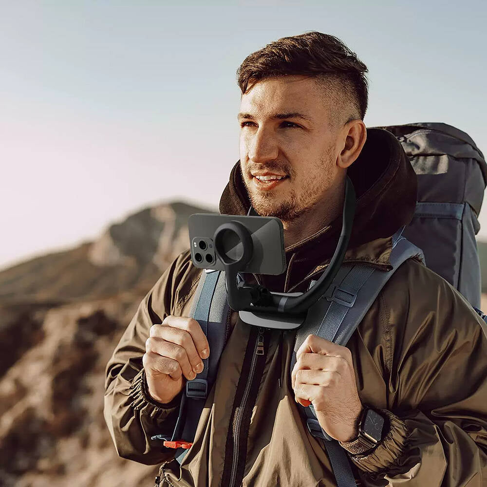 Wiwu Wi-CH320 Eller Serbest Magnetik Boyun Askılı Telefon Tutucu Wiwu Wi-CH320 Eller Serbest Magnetik Boyun Askılı Telefon Tutucu